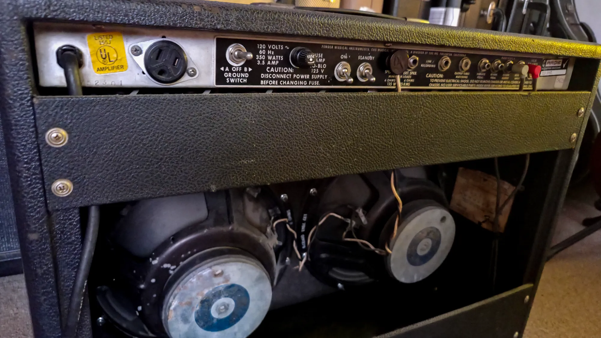 Fender Twin Reverb 1978 Silverface - Vista 6
