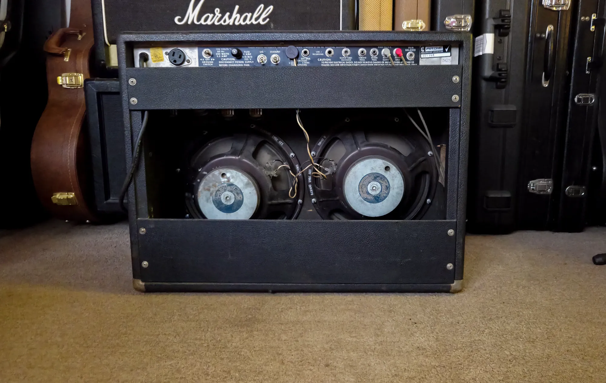 Fender Twin Reverb 1978 Silverface - Vista 5