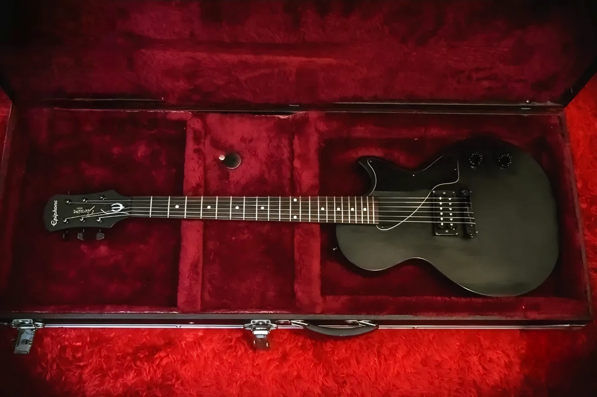 Epiphone Les Paul Junior Black Mate Custom Shop