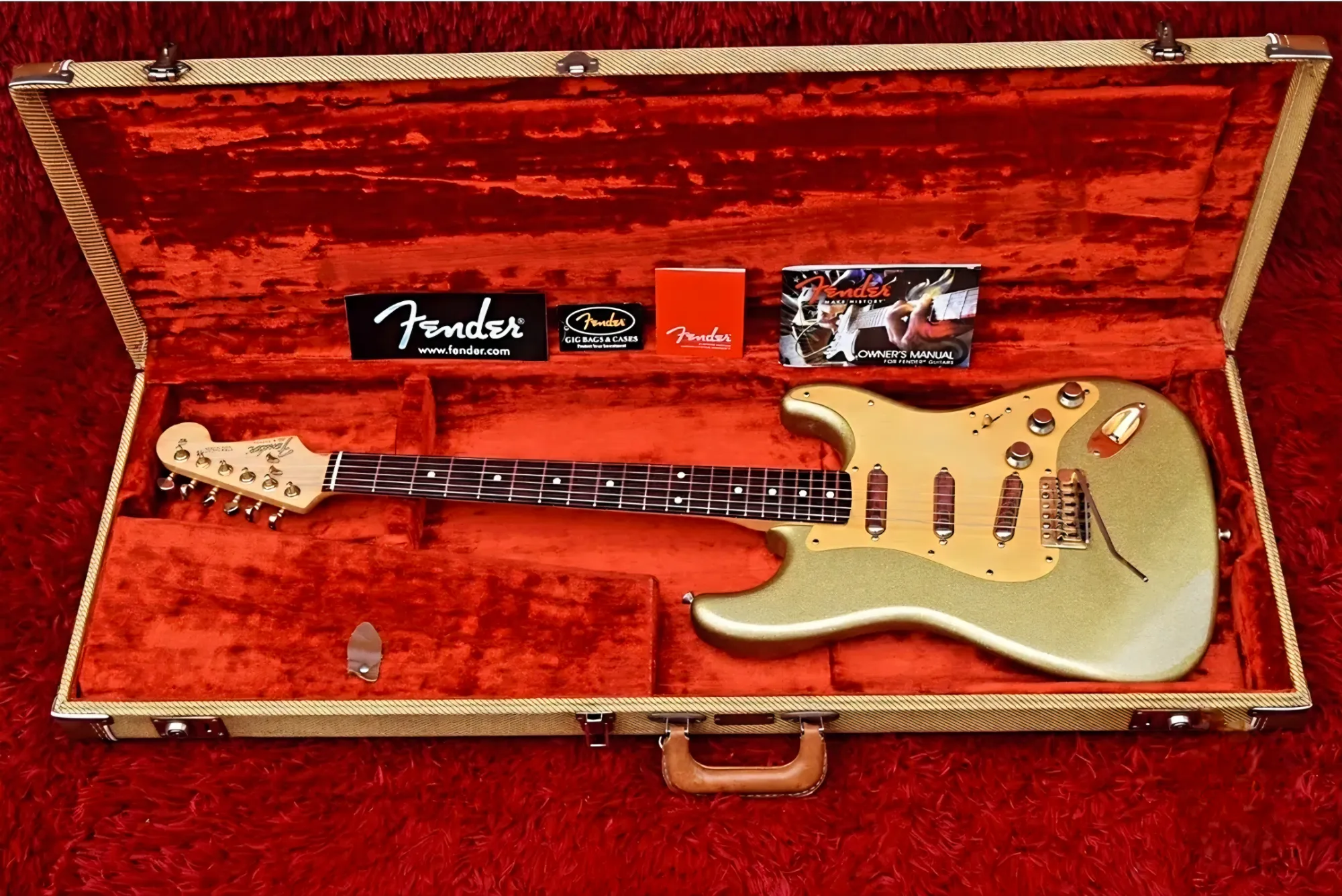 Fender Stratocaster ST62 Japan 80's Sparkle Gold