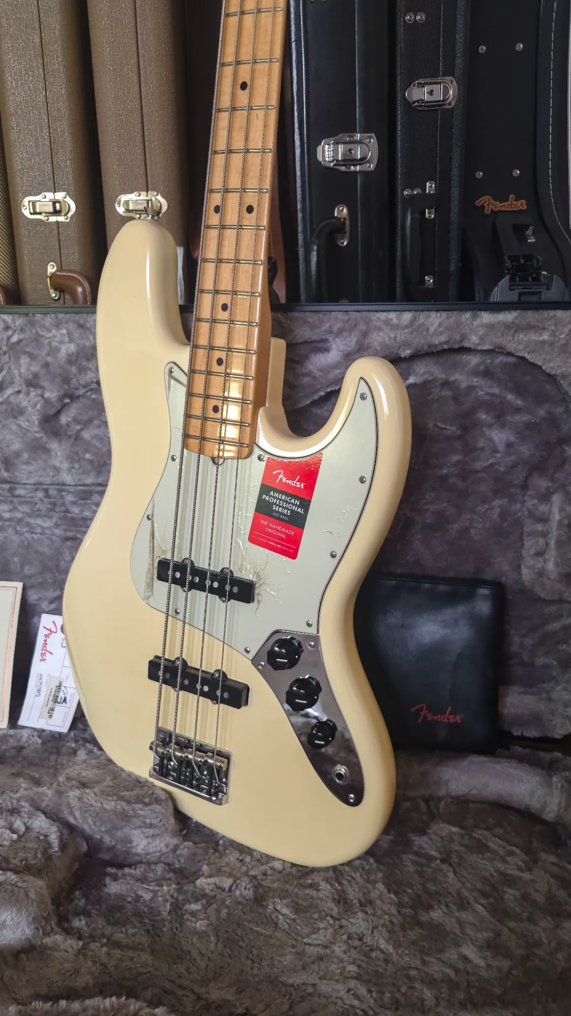 Fender American Pro Jazz Bass Maple 2017 - Vista 3