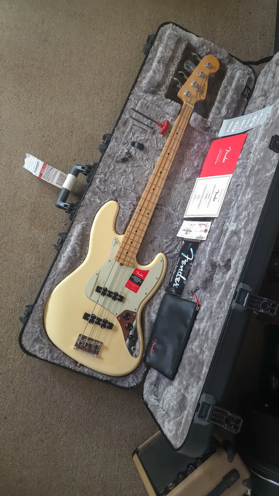 Fender American Pro Jazz Bass Maple 2017