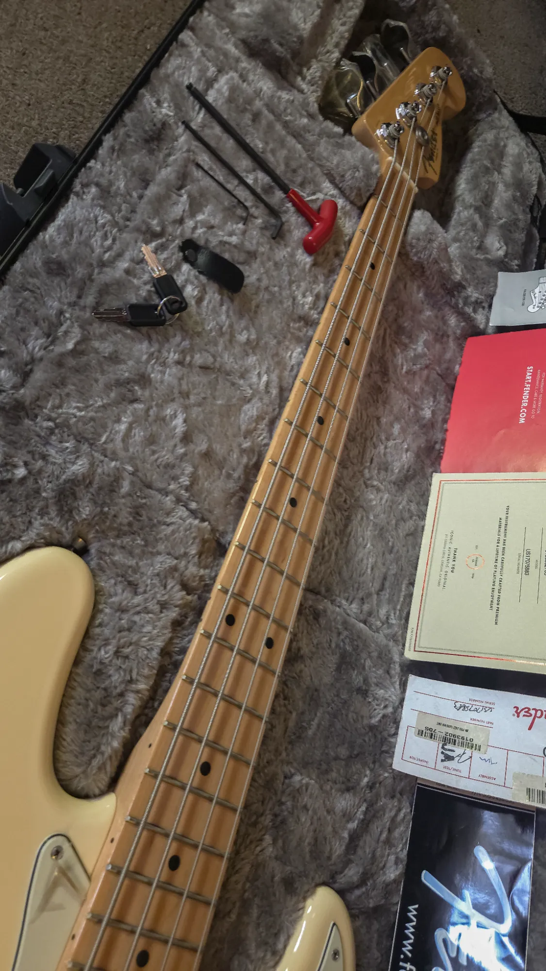 Fender American Pro Jazz Bass Maple 2017 - Vista 6