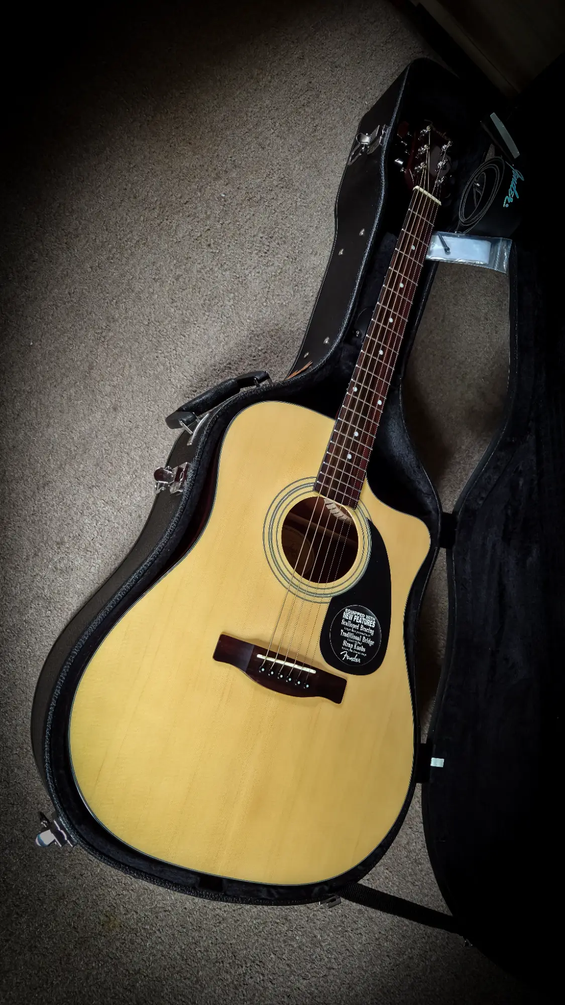 Fender CD-60CE Natural Dreadnought - Vista 4