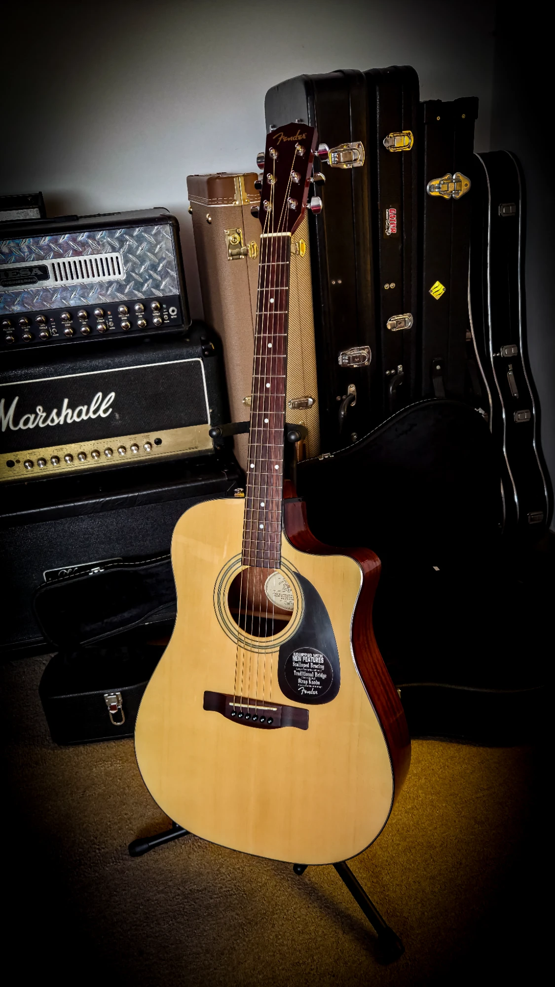 Fender CD-60CE Natural Dreadnought