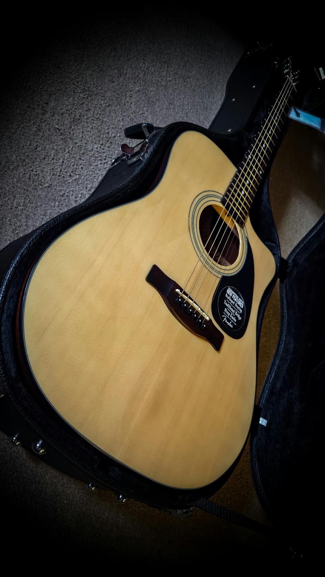 Fender CD-60CE Natural Dreadnought - Vista 5