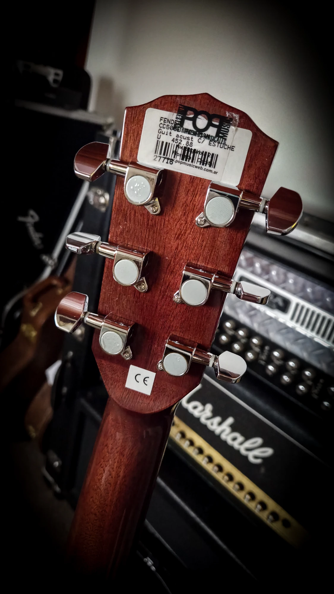 Fender CD-60CE Natural Dreadnought - Vista 10