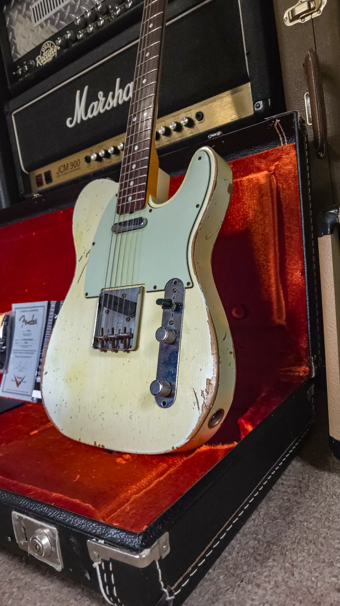 Fender Telecaster 67 Custom Shop Heavy Relic 2013 - Vista 5