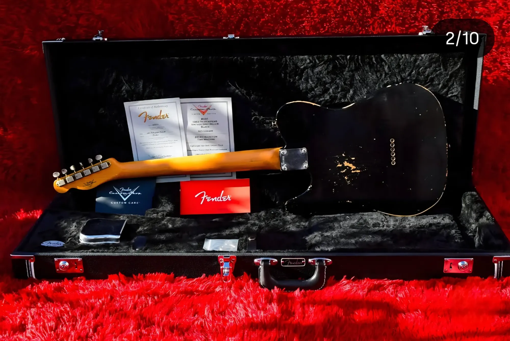 Fender Telecaster Custom Shop 63 Relic 2014 - Vista 2