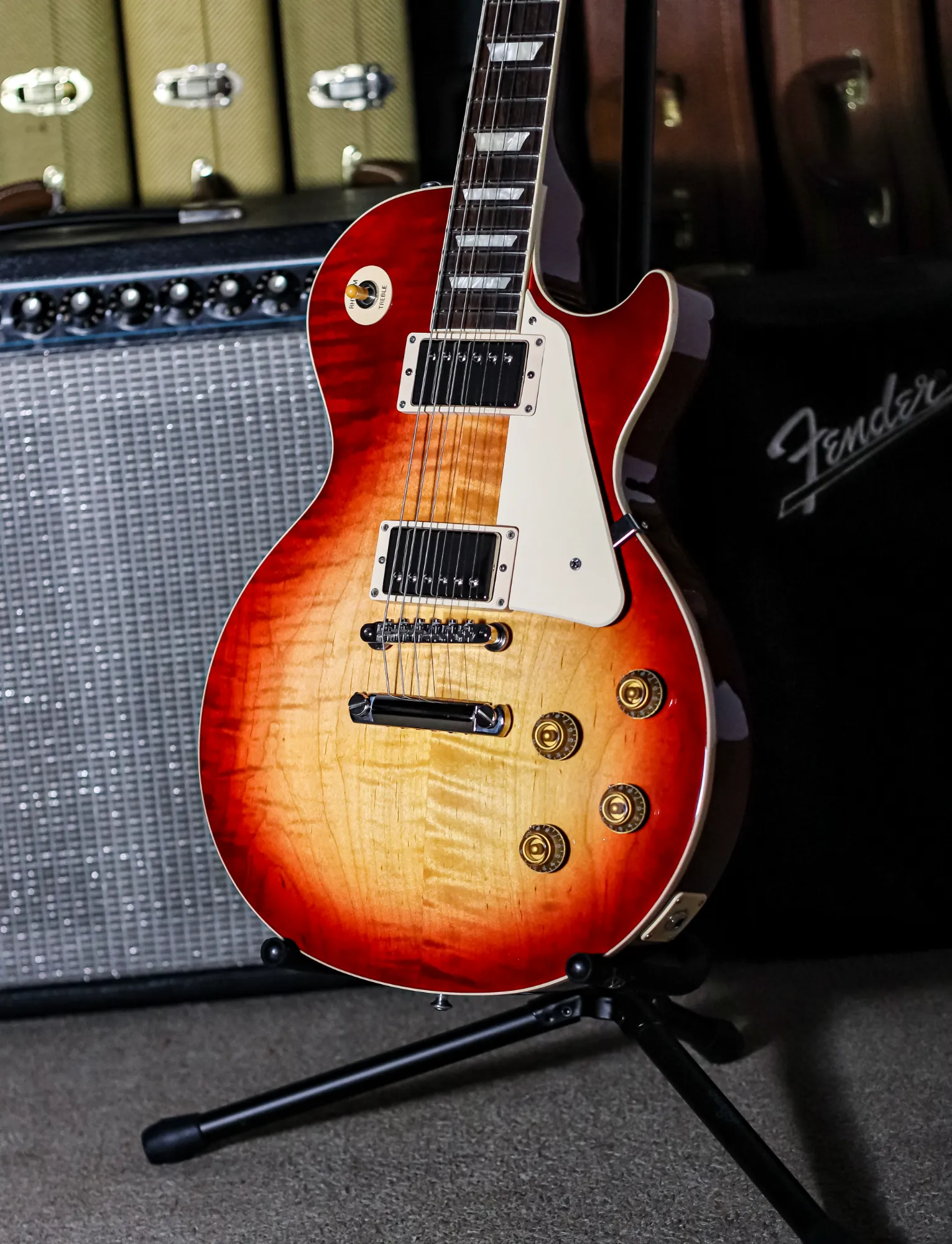 Gibson Les Paul Standard 50s  Heritage Cherry Sunburst - Vista 7