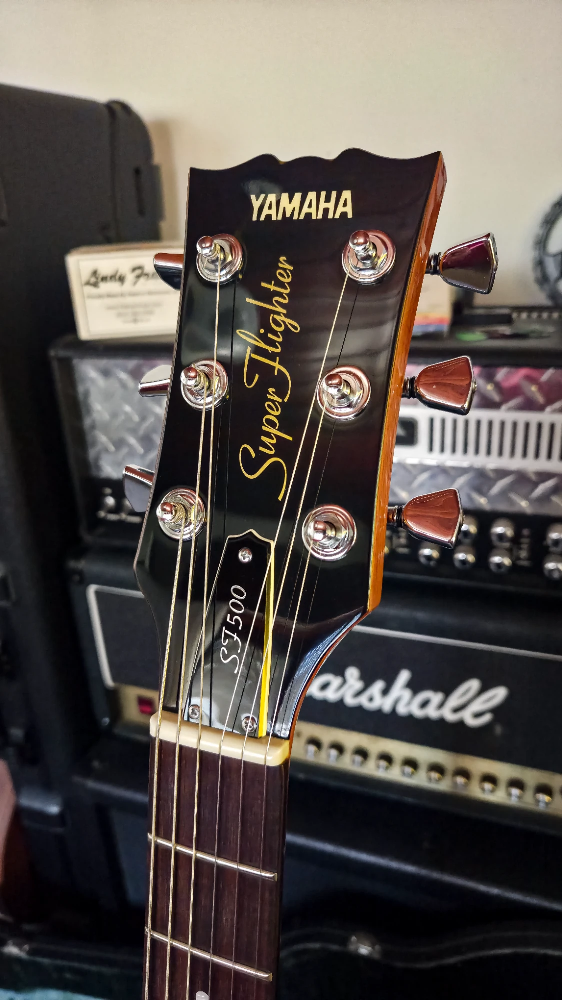 Yamaha Super Flighter 500 Brown Sunburst  1978 - Vista 7