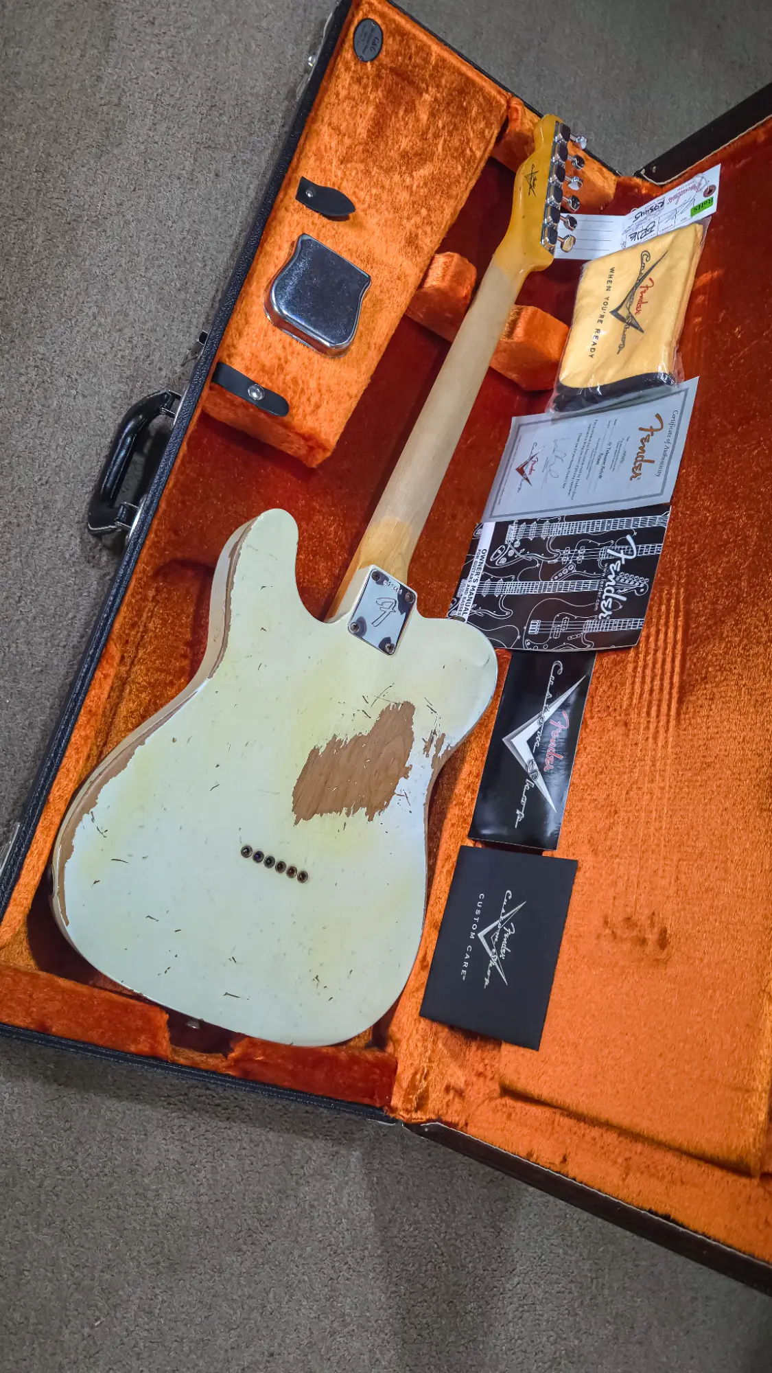 Fender Telecaster 67 Custom Shop Heavy Relic 2013 - Vista 3
