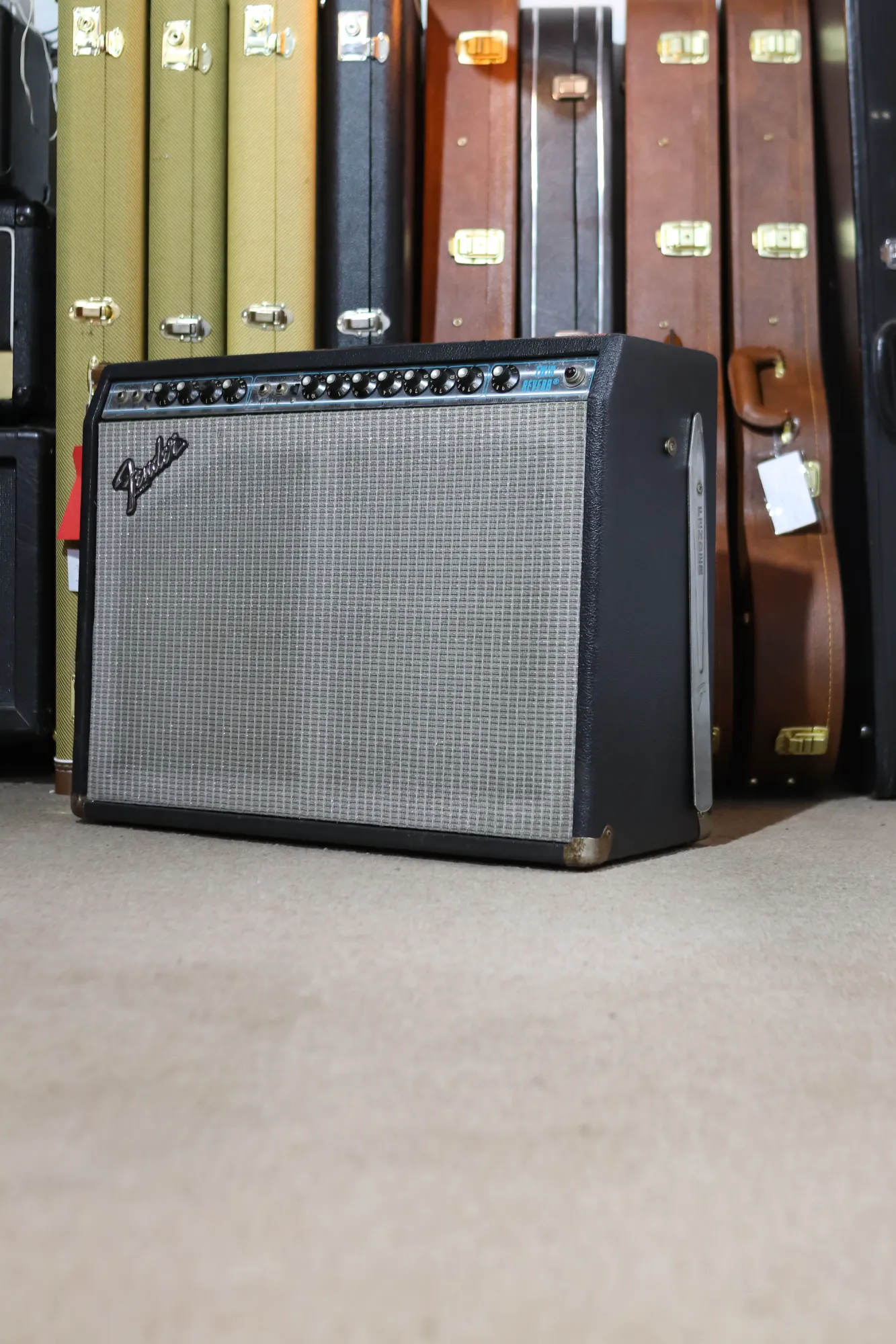 Fender Twin Reverb 1978 silverface 2x12 135 watts - Vista 3