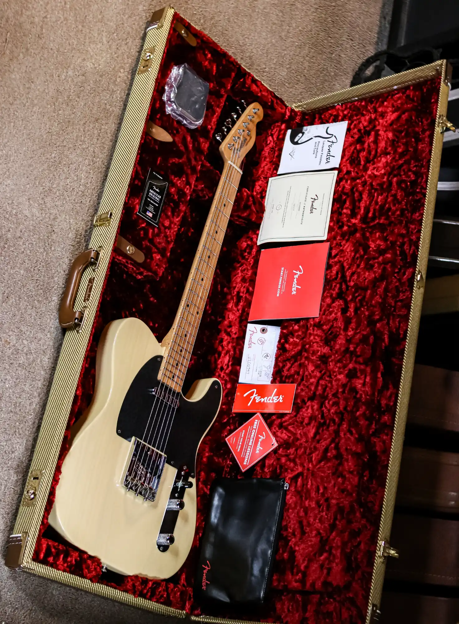Fender Eddies guitars exclusive Telecaster  American original 50s