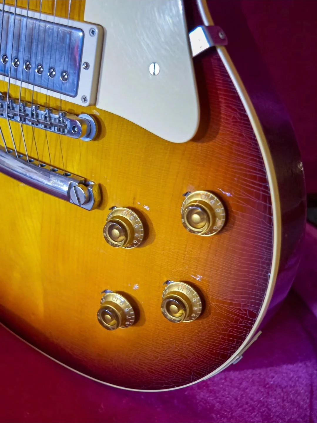 Gibson Les Paul  R8 Murphy Lab Ultra Light Aging  Bourbon Burst - Vista 4