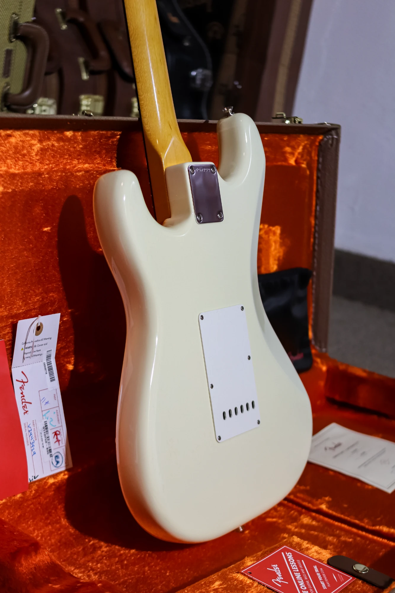 Fender Stratocaster American Vintage  II Olympic White - Vista 11