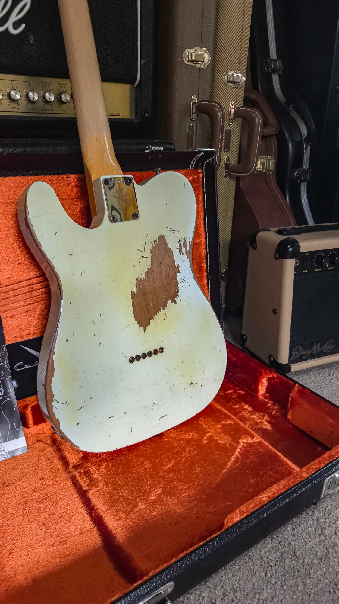 Fender Telecaster 67 Custom Shop Heavy Relic 2013 - Vista 8