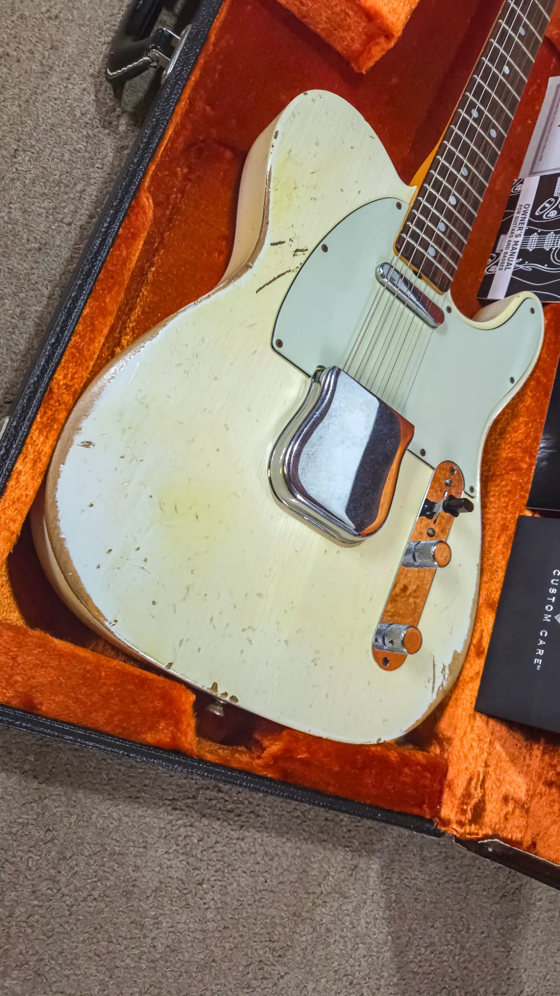 Fender Telecaster 67 Custom Shop Heavy Relic 2013 - Vista 2
