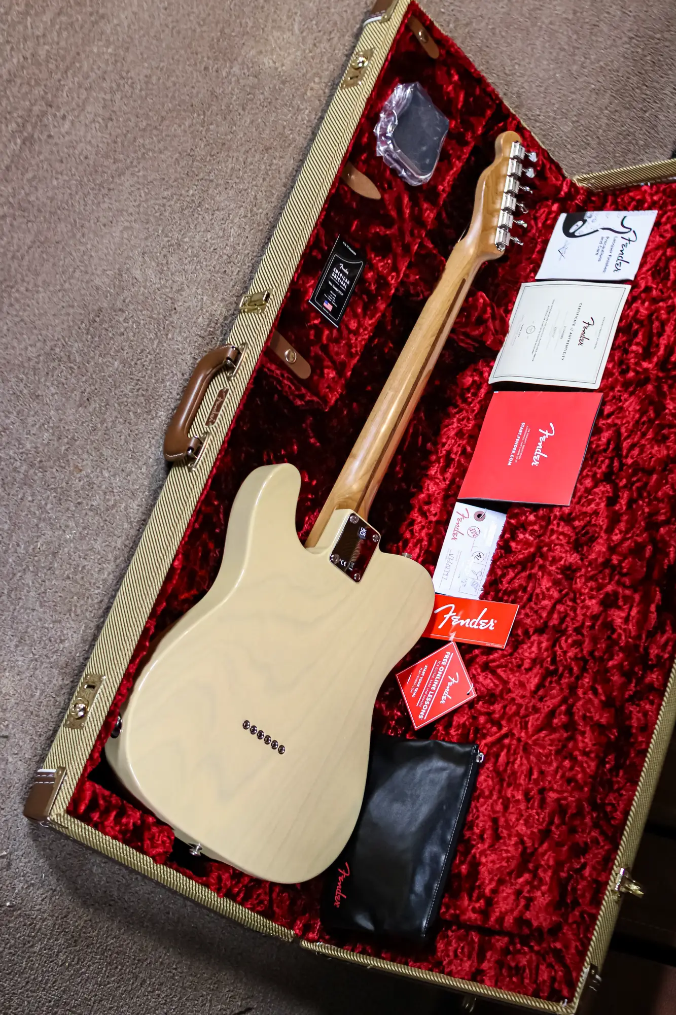 Fender Eddies guitars exclusive Telecaster  American original 50s - Vista 9