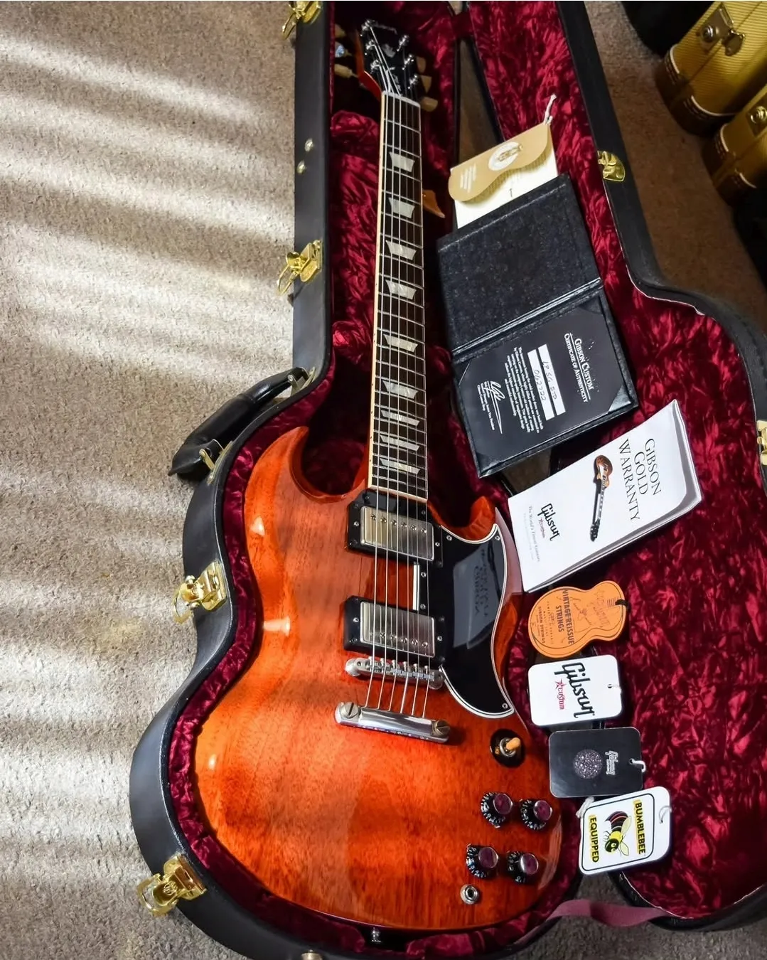 Gibson Custom Shop Sg - Les Paul (VOS)  Ri 61. Cherry Red