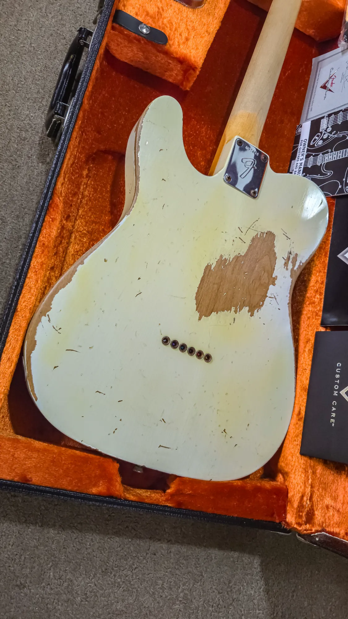 Fender Telecaster 67 Custom Shop Heavy Relic 2013 - Vista 4