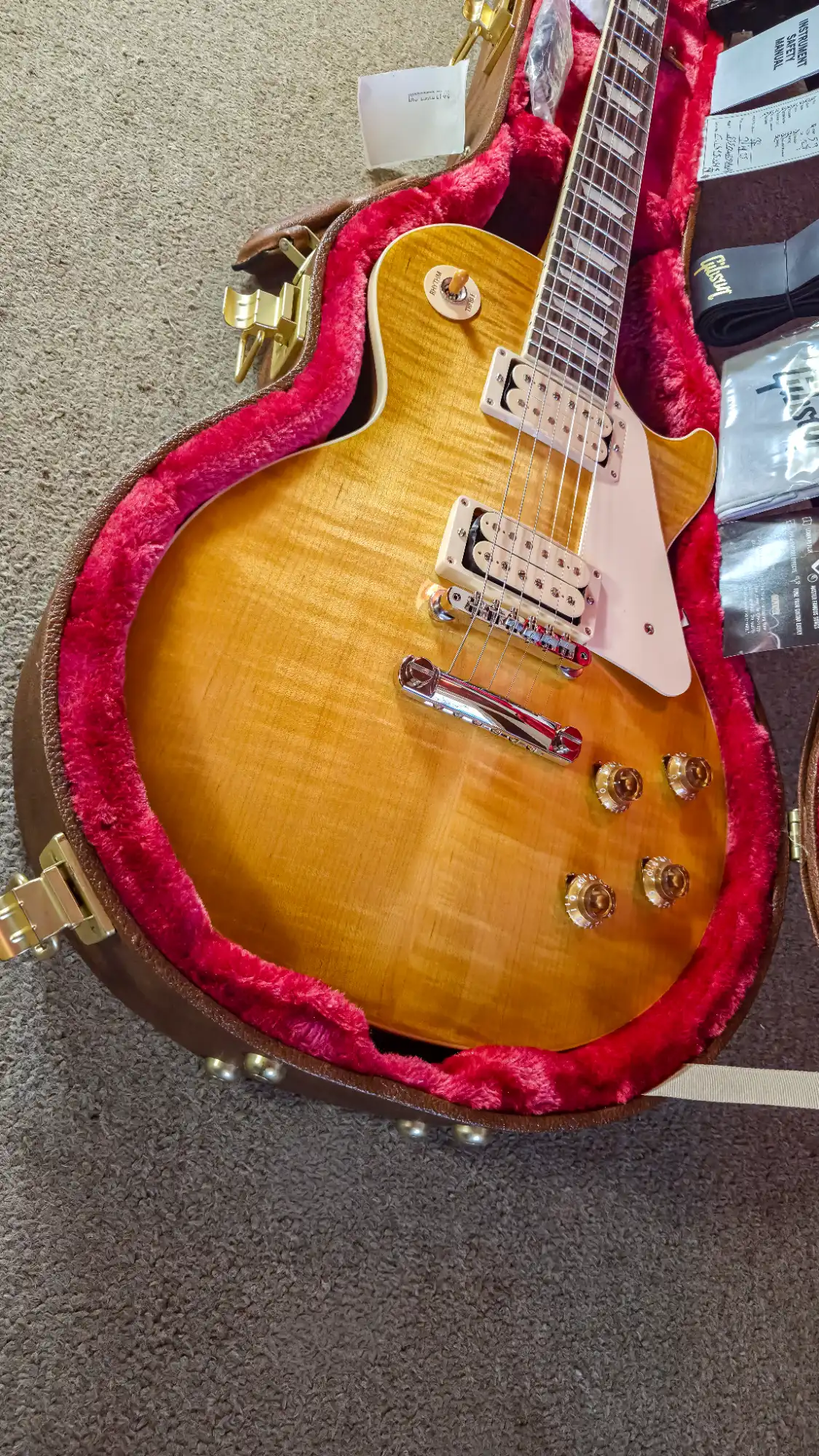Gibson Les Paul Double Trouble Vintage Honey Burst  2025 - Vista 2