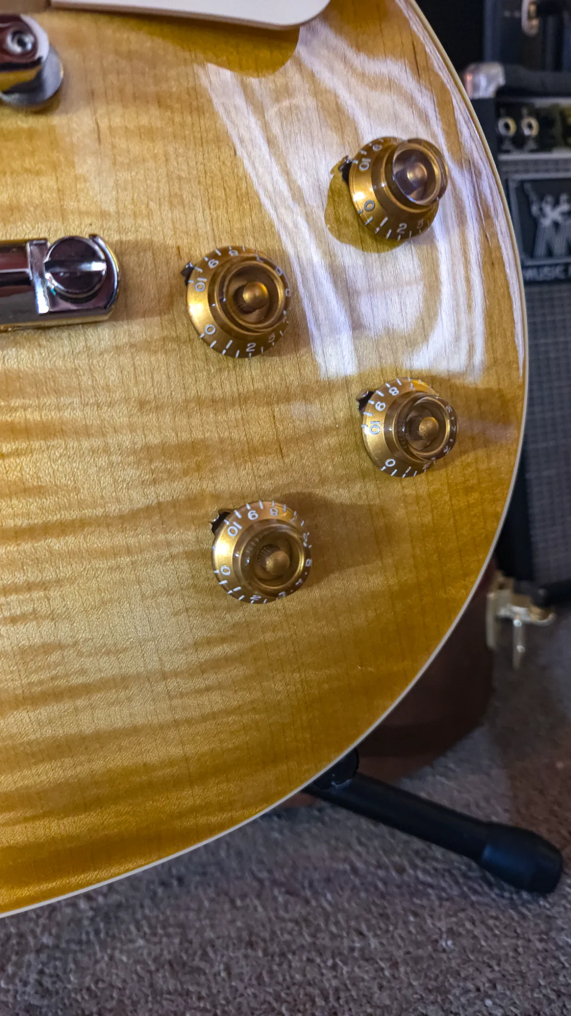Gibson Les Paul Double Trouble Vintage Honey Burst  2025 - Vista 5