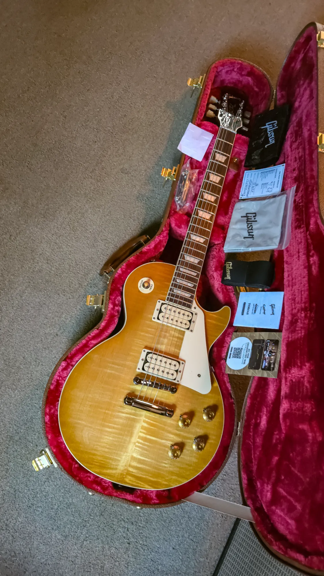 Gibson Les Paul Double Trouble Vintage Honey Burst  2025