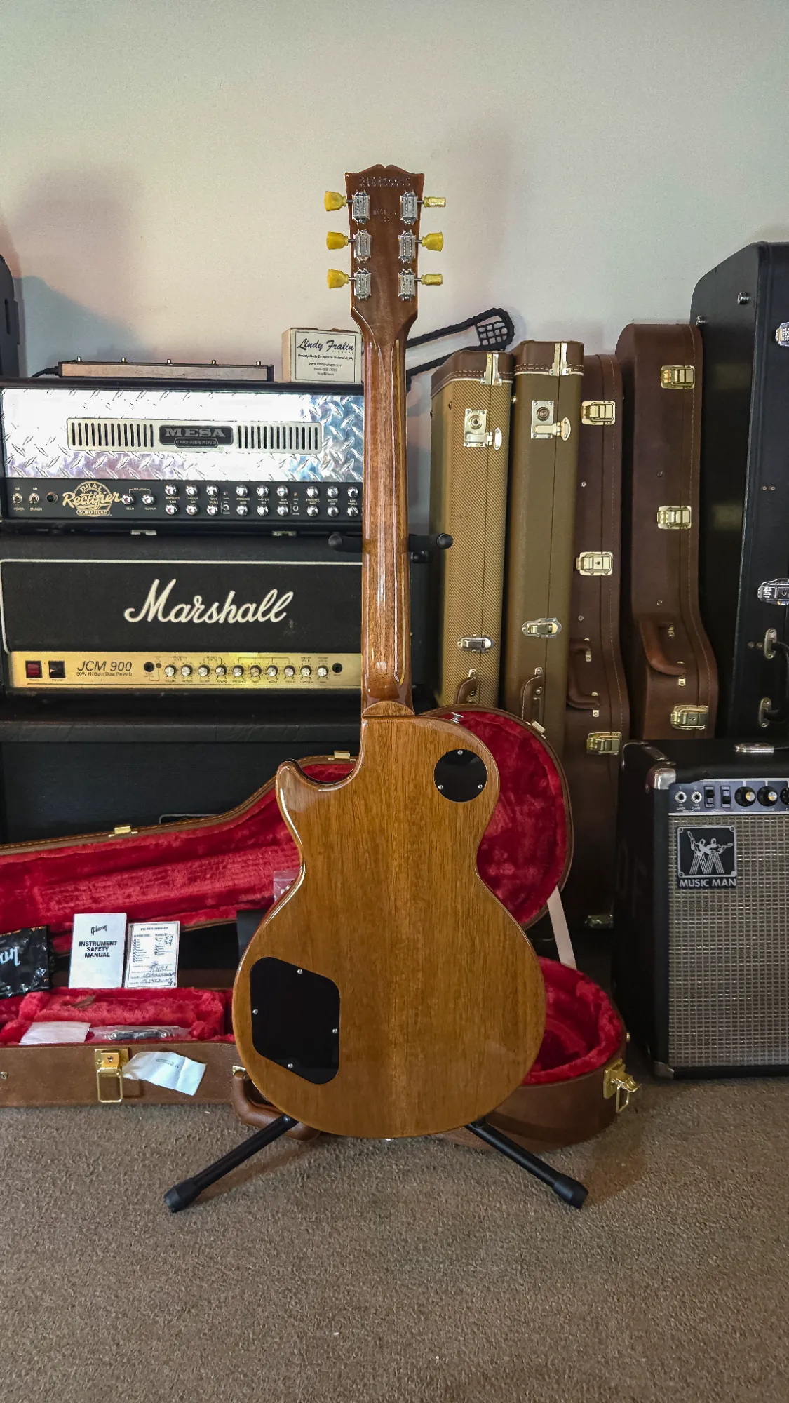 Gibson Les Paul Double Trouble Vintage Honey Burst  2025 - Vista 8